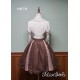 Alice Girl Bear Chocolate Short and Long Skirt and JSK(2nd Pre-Order/2 Colours/Full Payment Without Shipping)